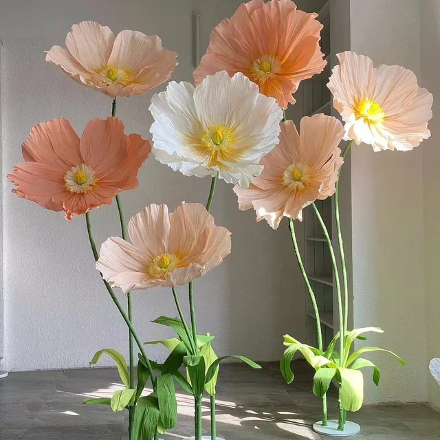 Giant Flower Set Poppies