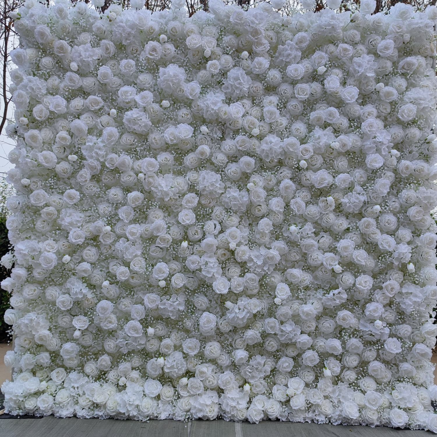 Classic White Flower Wall