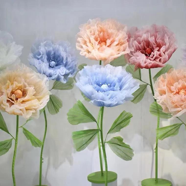 Giant Flowers Organza