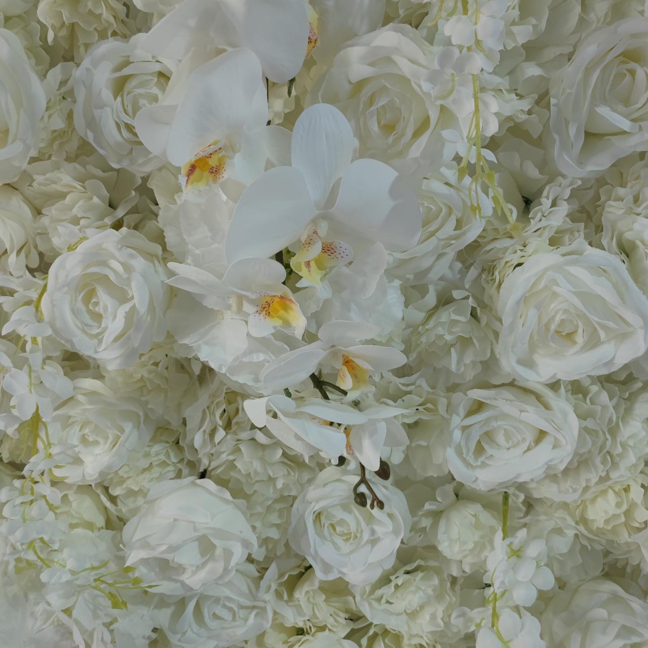 Classic White Flower Wall