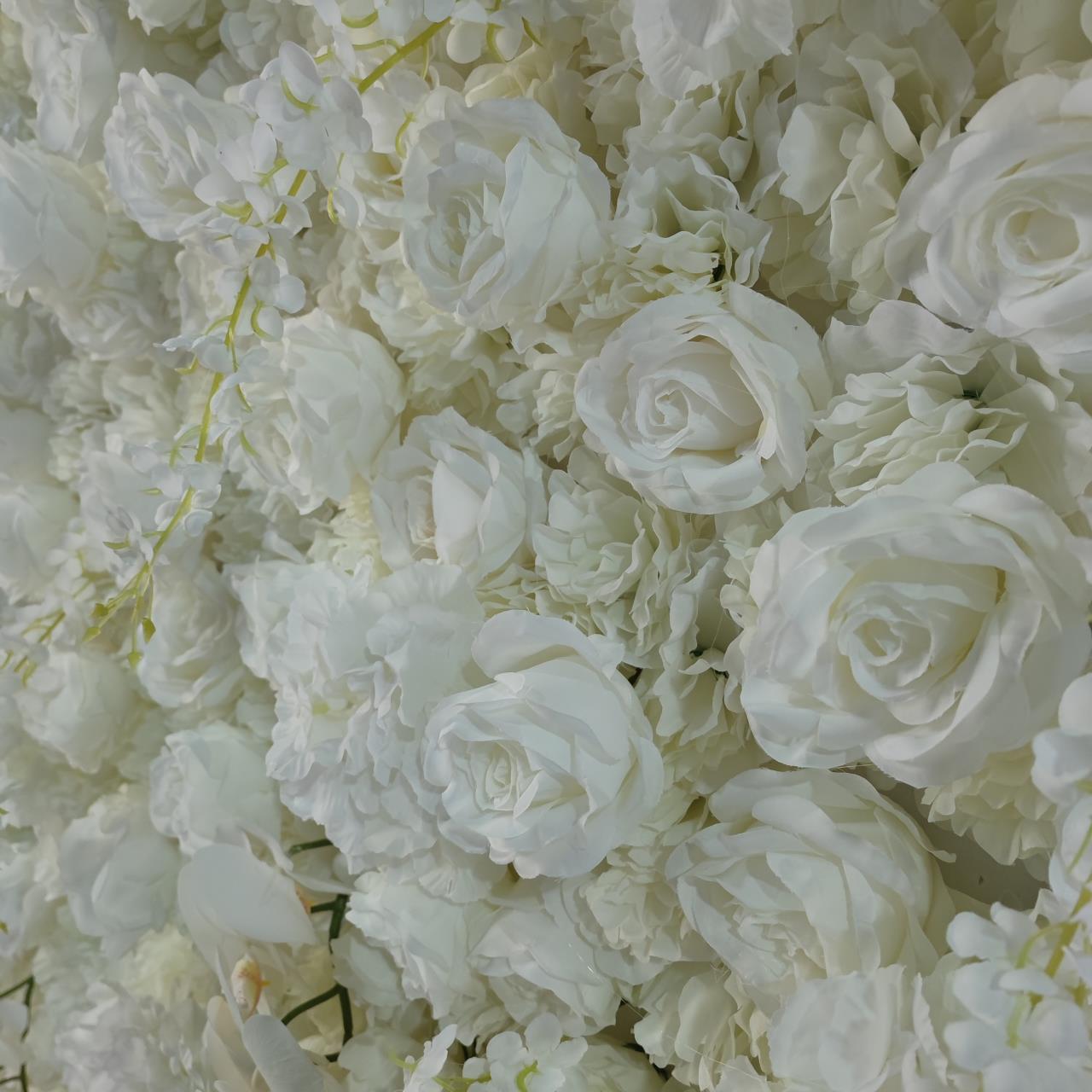 Classic White Flower Wall